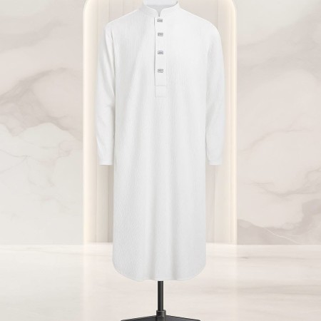 White Texture Panjabi