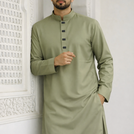 Micro Panjabi Lite Olive